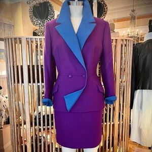 Stunning Vtg Gianni Versace Wool Suit